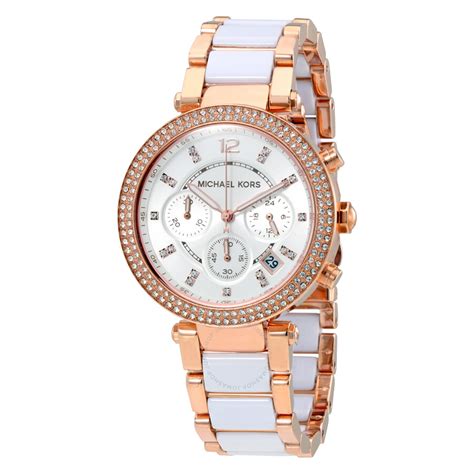 michael kors chrono watch women|Michael Kors white watches women.